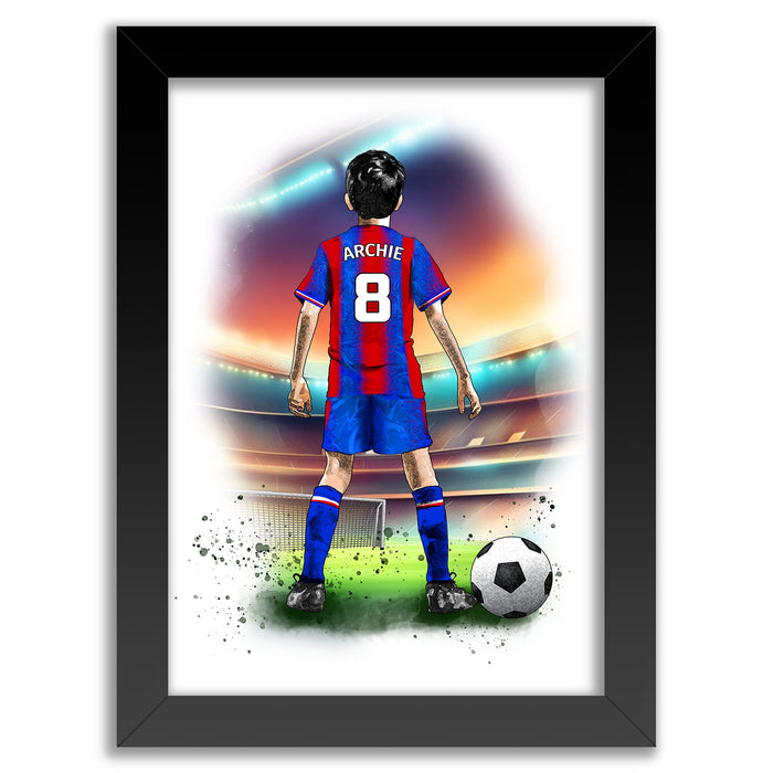 Personalised Crystal Palace Gift | Crystal Palace Football Gifts for Boys | Crystal Palace Football Poster | Crystal Palace Football Wall Art | Christmas Gift