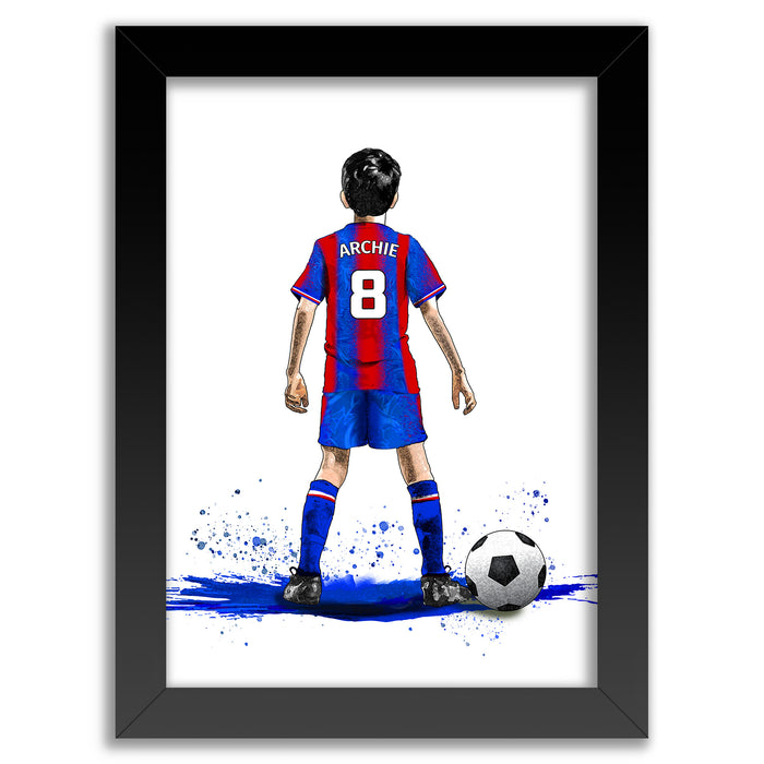 Personalised Crystal Palace Gift | Crystal Palace Football Gifts for Boys | Crystal Palace Football Poster | Crystal Palace Football Wall Art | Christmas Gift