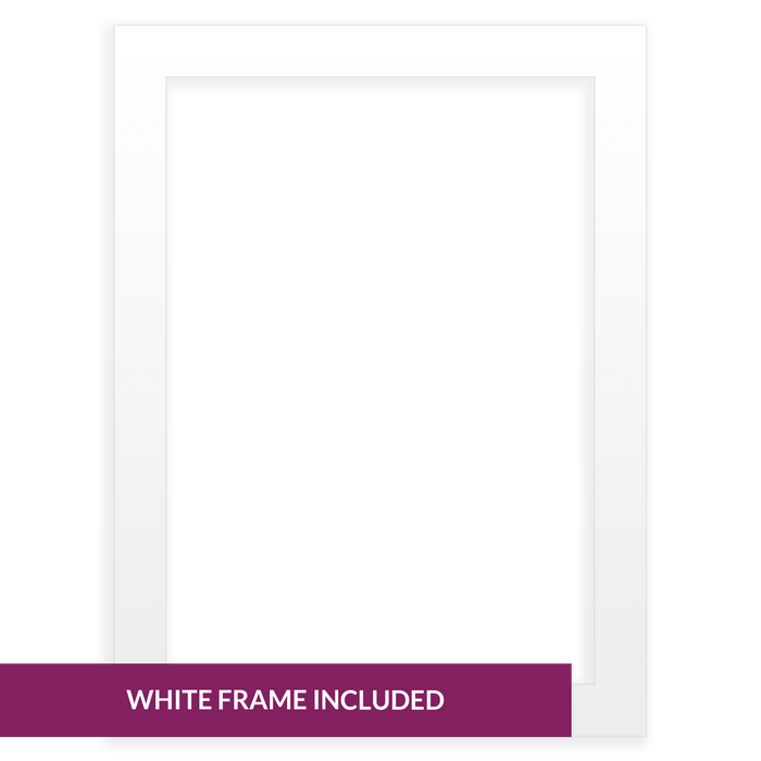 A4 White Frame
