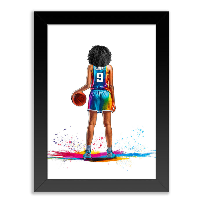 Personalised Girl Basketball Player