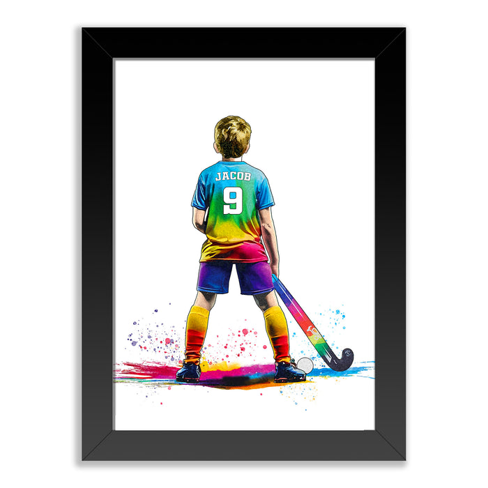 Personalised Boys Field Hockey Player