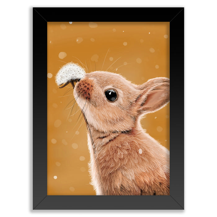 Bunny Rabbit Wall Art Print | Autumn
