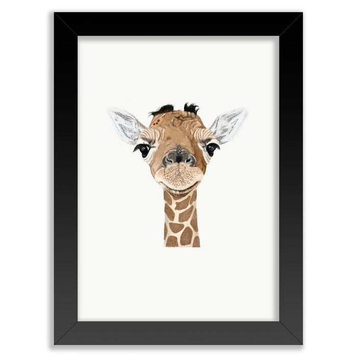 Baby Giraffe Wall Art Print