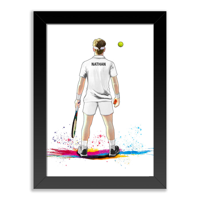 Personalised Mens Tennis Player