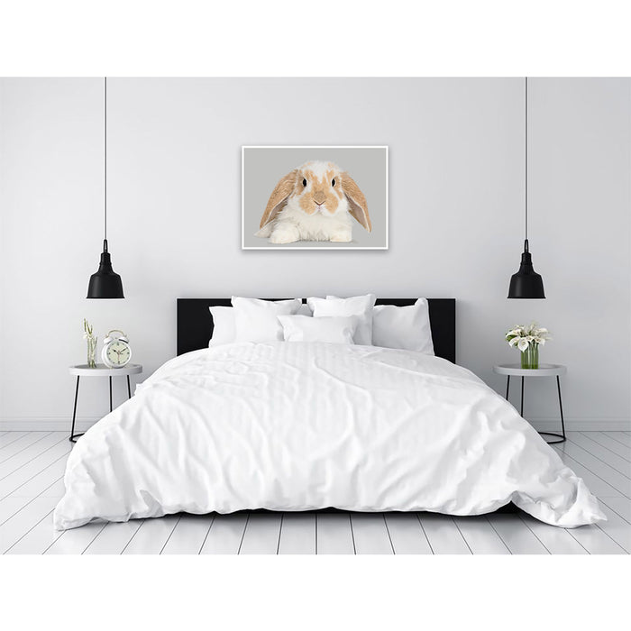 Baby Bunny Rabbit Wall Art Print