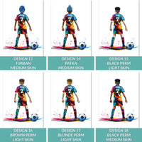 Personalised Boy Football Player