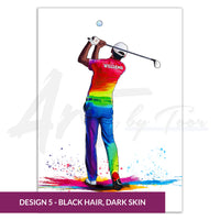 Personalised Golf Gifts | Golf Gifts for Men | Golf Gifts for Dad | Mens Golf Poster