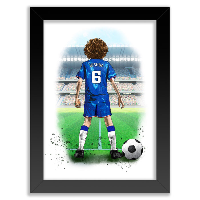 Personalised Chelsea Gift | Chelsea Football Gifts for Boys | Chelsea Football Poster | Chelsea Football Wall Art | Christmas Gift