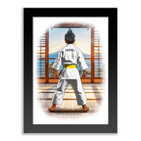 Personalised Karate/Jiu Jitsu/Taekwondo Art Print for Boys