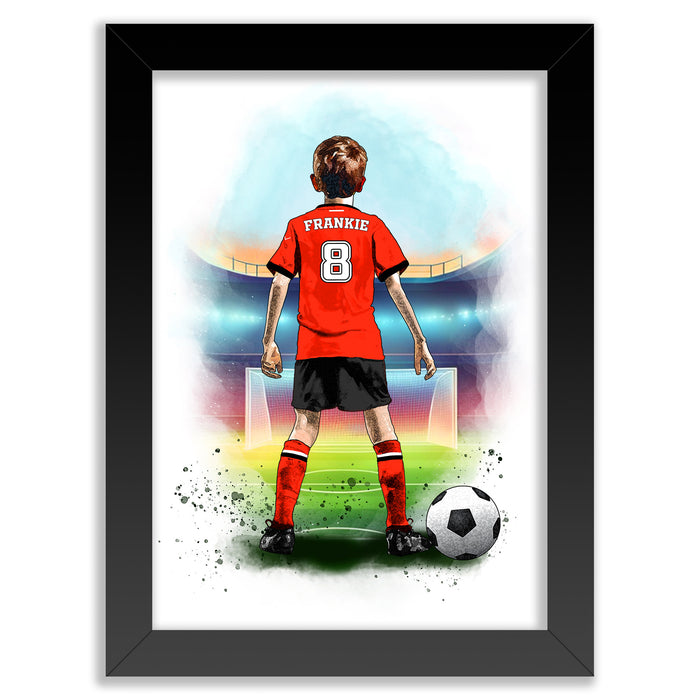 Personalised Luton Town Football Gift | Luton Town Football Gifts for Boys | Luton Town Football Poster | Luton Football Wall Art | Christmas Gift