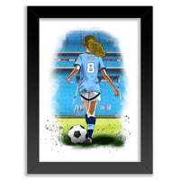 Personalised Girls Man City Football Player | Girls Man City Football Gifts | Football Gift For Girls | Christmas Gift