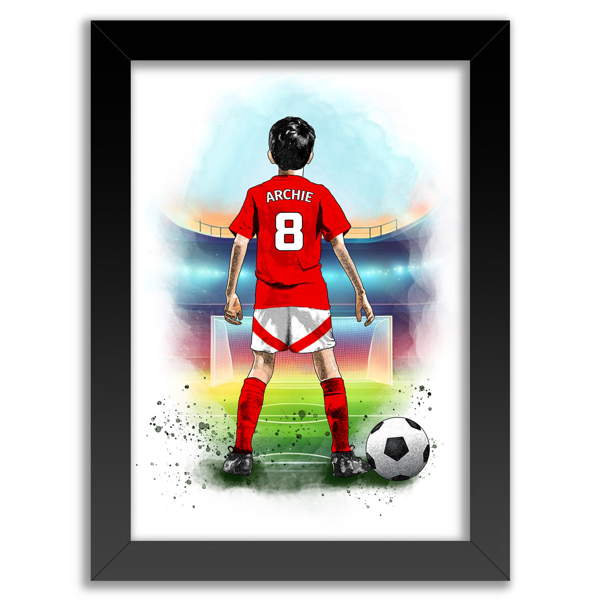 Personalised Nottingham Forest Gift | Nottingham Football Gifts for Boys | Nottingham Forest Football Poster | Nottingham Forest Football Wall Art | Christmas Gift