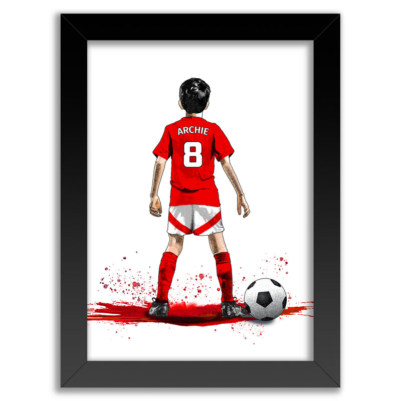 Personalised Nottingham Forest Gift | Nottingham Football Gifts for Boys | Nottingham Forest Football Poster | Nottingham Forest Football Wall Art | Christmas Gift