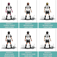 Personalised Newcastle Football Art Print for Boys