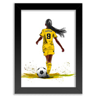 Personalised Girls Wolverhampton Football Player | Girls Wolverhampton Football Gifts | Football Gift For Girls | Christmas Gift