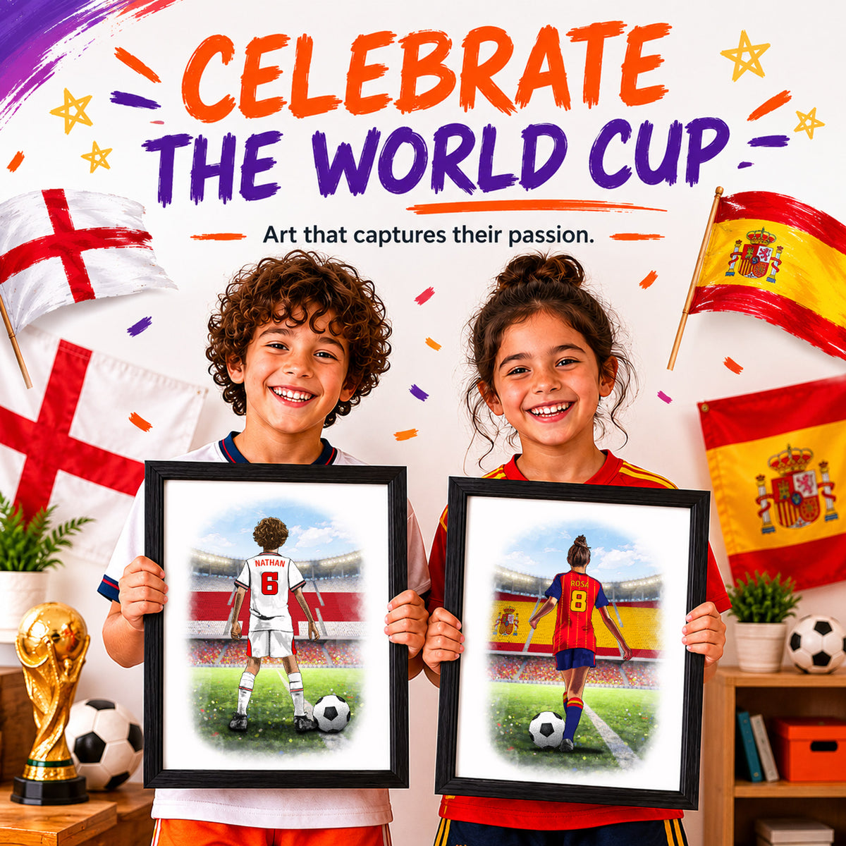 World Cup Boys Art Print
