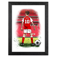 Arsenal Boys Football Art Print
