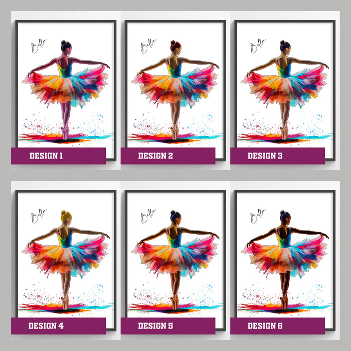 Personalised Ballet Dancer Gift | Dance Gift | Ballerina Art Print | Ballet Gifts for Girls | Girls Room Decor | Dance Poster | Ballerina | Art by Toor