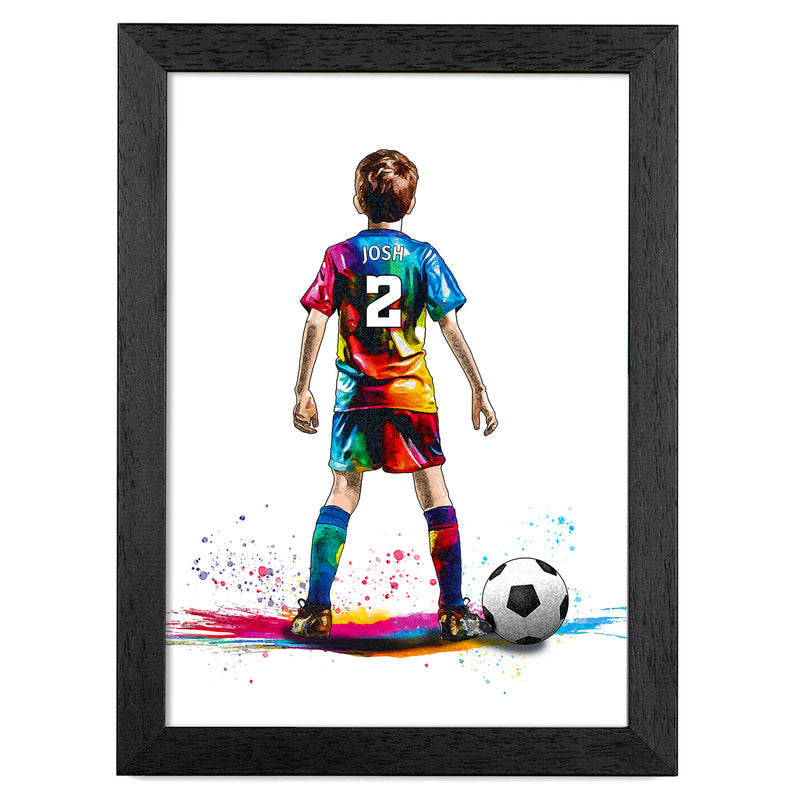 Football Art Print for Boys