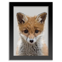 Baby Fox Cub Wall Art Print