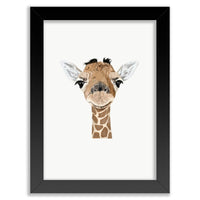 Baby Giraffe Wall Art Print