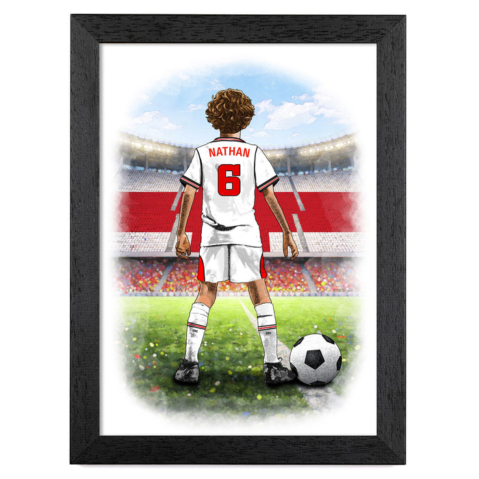 World Cup Football Art Print for Boys