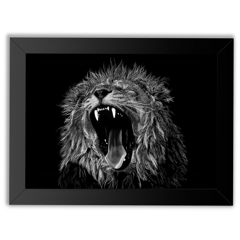 Majestic Lion Roar Wall Art Print