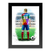 Personalised Mens Football Player