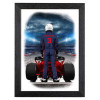 Race Car Driving Art Print