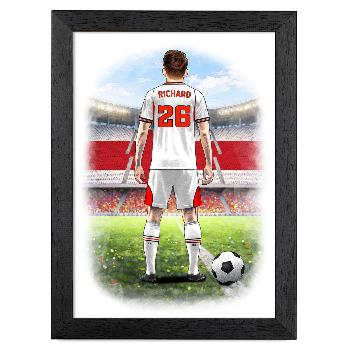World Cup Football Art Print for Men