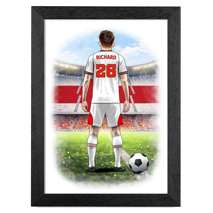 World Cup Football Art Print for Men