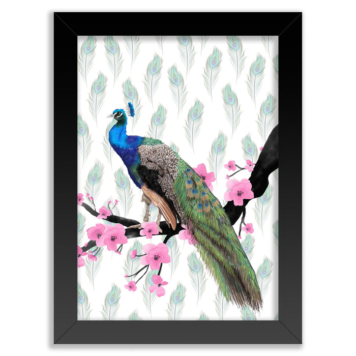 Indian Peacock Wall Art Print