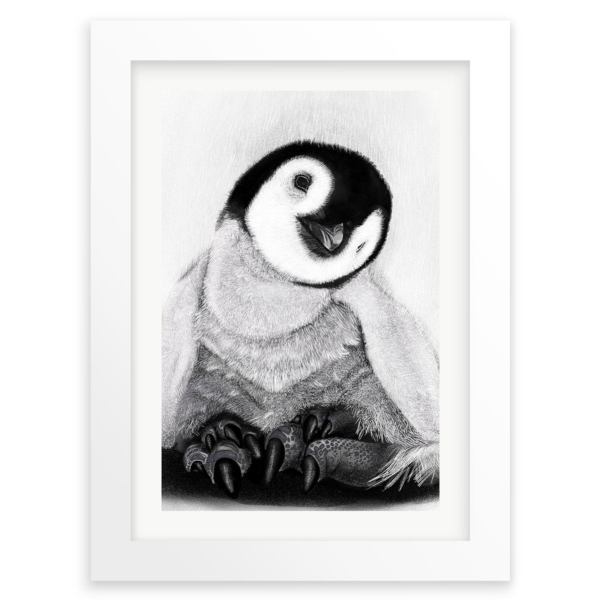 Baby Penguin Wall Art Print