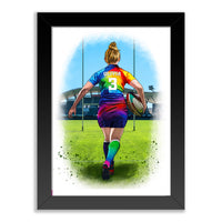 Personalised Womens Rugby Player