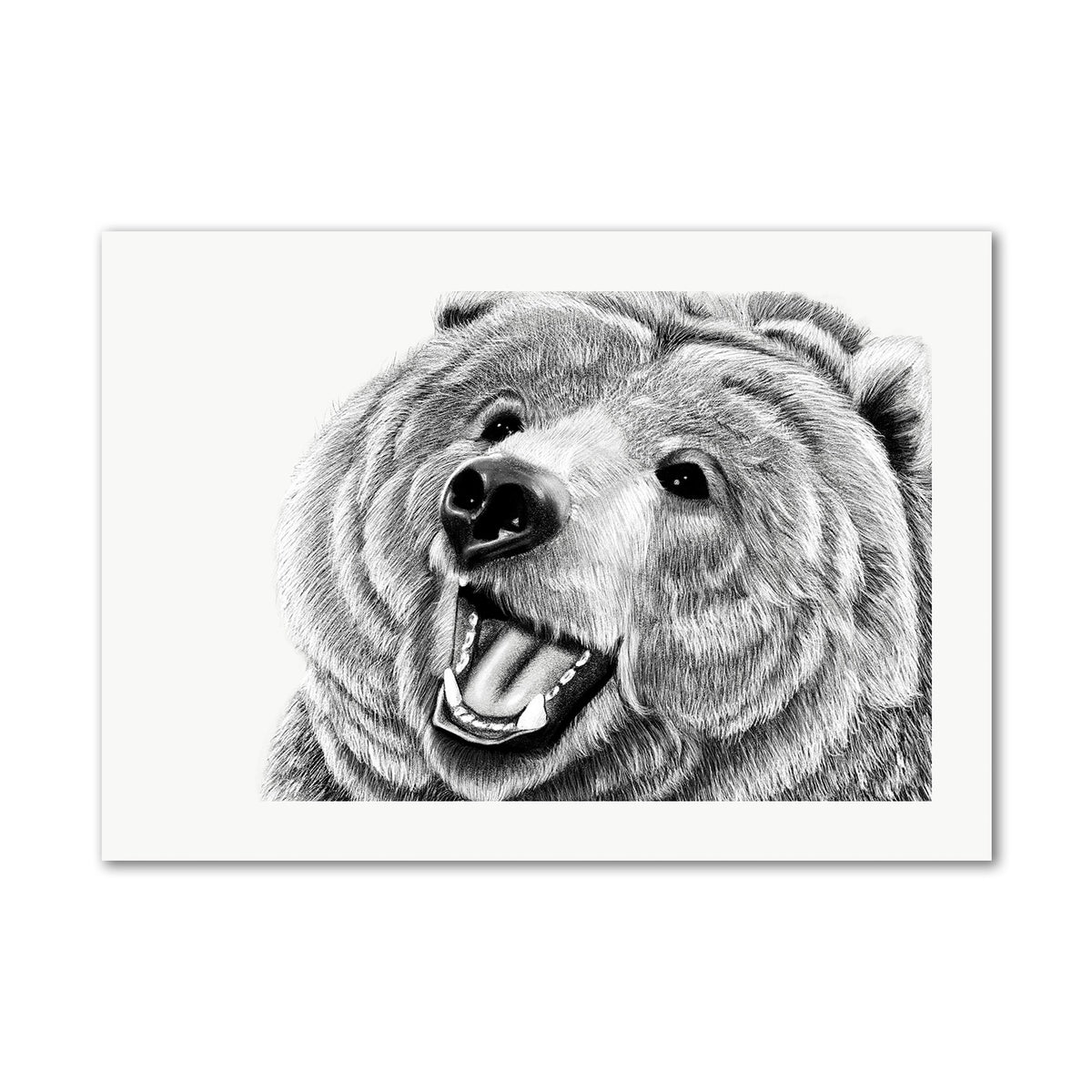 Baby Bear Cub Wall Art Print