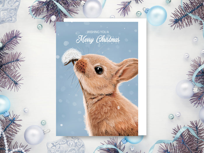 A5 Christmas Card Pack | Wintery Animals | Handmade Christmas Cards | Pack of 10 Large Christmas Cards