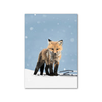 Fox Wall Art Print | Winter Wall Decor | Christmas Decor