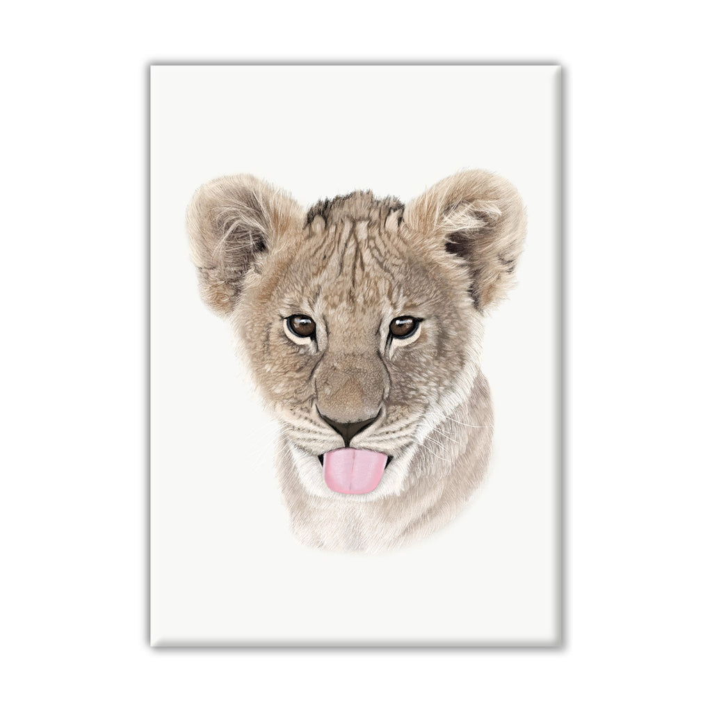 Baby Tiger Cub Wall Art Print, Art By Toor, Perfect Gift for Baby Showers