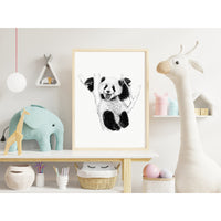 Baby Panda Cub Wall Art Print