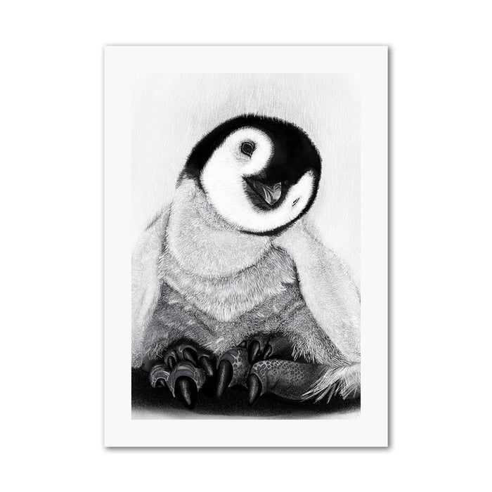 Baby Penguin Wall Art Print