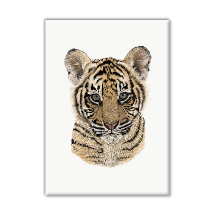 Baby Tiger Cub Canvas Wall Art Print