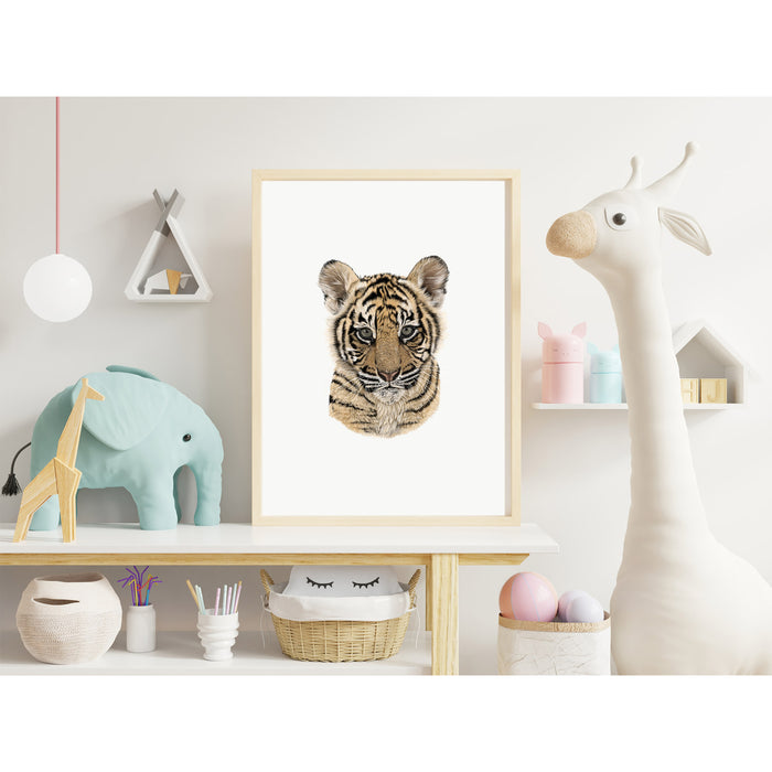 Baby Tiger Cub Wall Art Print